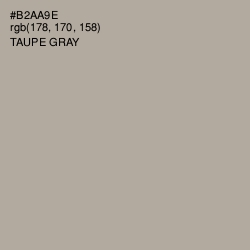 #B2AA9E - Taupe Gray Color Image